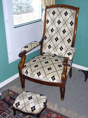 Rénovation de chaise décorateur Orleans